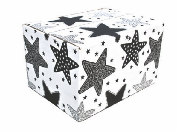 Stars zwart/wit